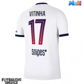 Paris Saint-Germain Vitinha #17 Venkovní Dres 2026-27 Krátký Rukáv